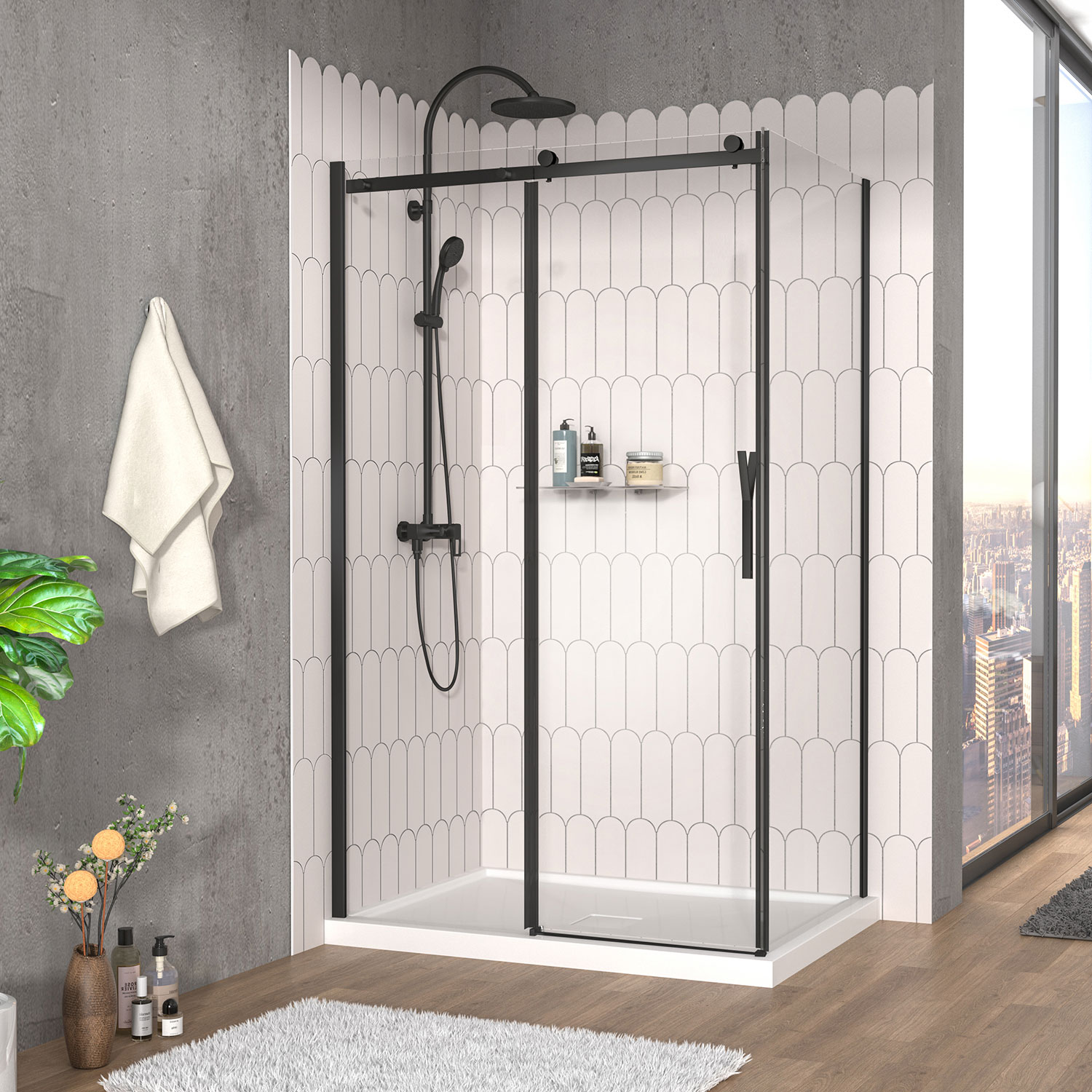 Shower door 48